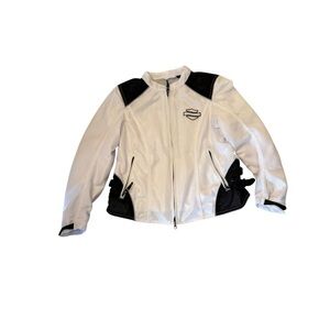 Harley-Davidson White and Black Utility Jacket